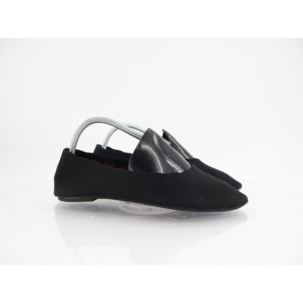 Skechers Cleo Bewitch Shoes Womens 9.5 M Ballet Flats Black Knit Fabric Comfort